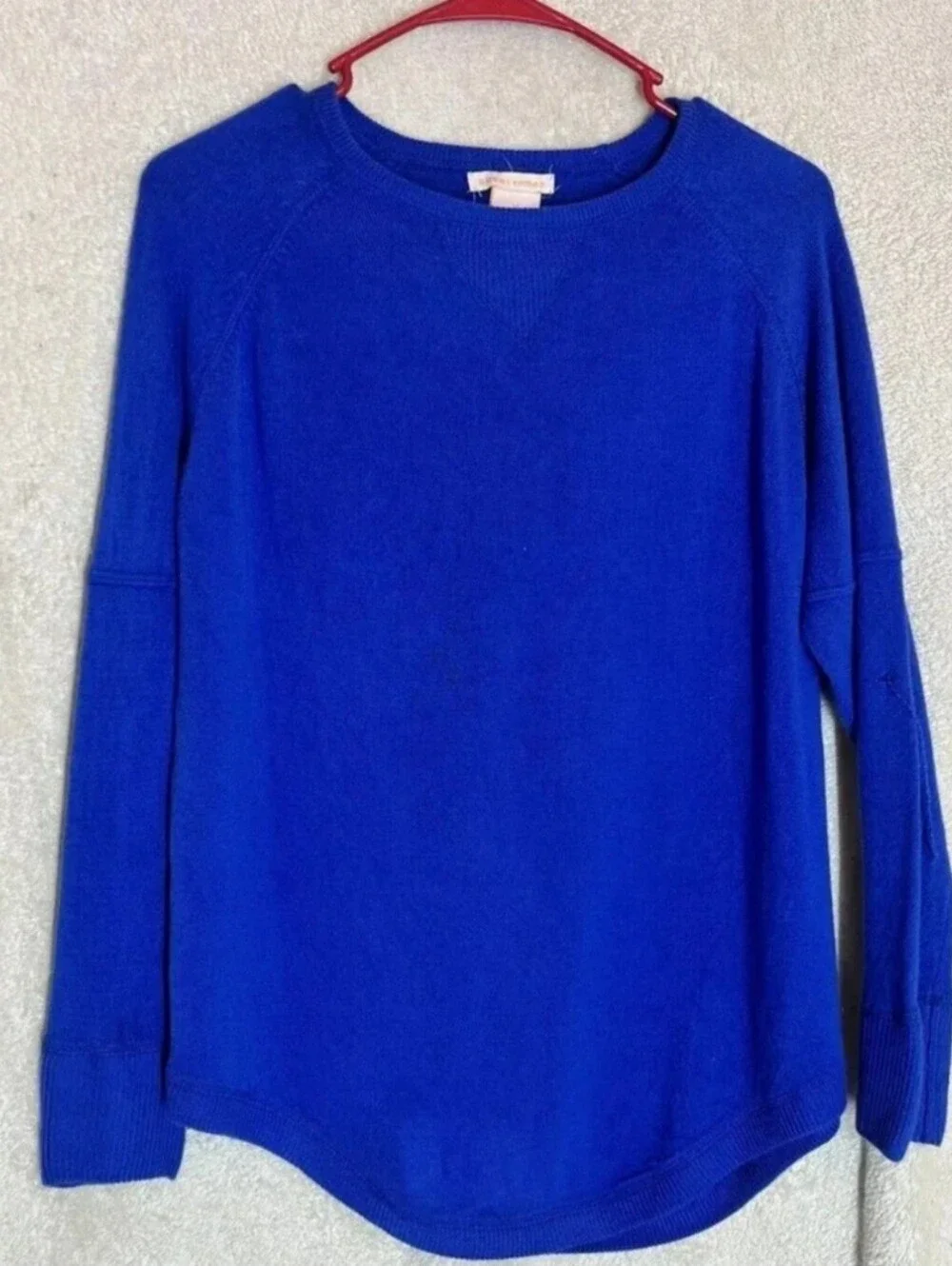 Sweet Romeo Women Blue Acrylic Pullover Sweater M